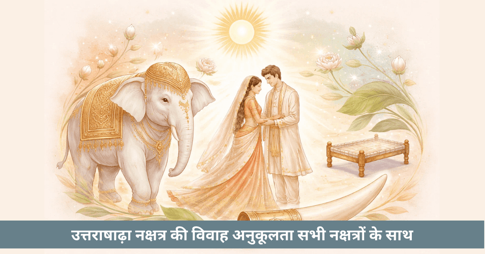 उत्तराषाढ़ नक्षत्र विशेषताएँ, विजय और विवाह संगतता