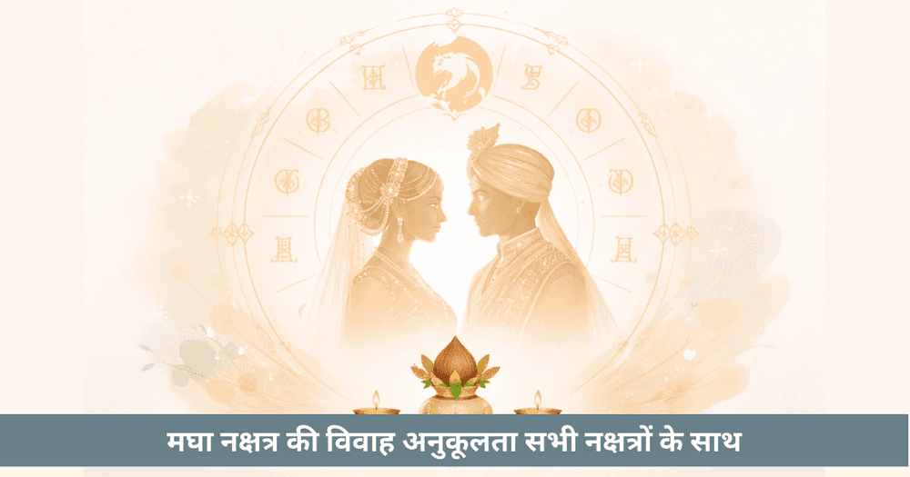 मघा नक्षत्र विशेषताएँ, राजसी स्वभाव और विवाह संगतता