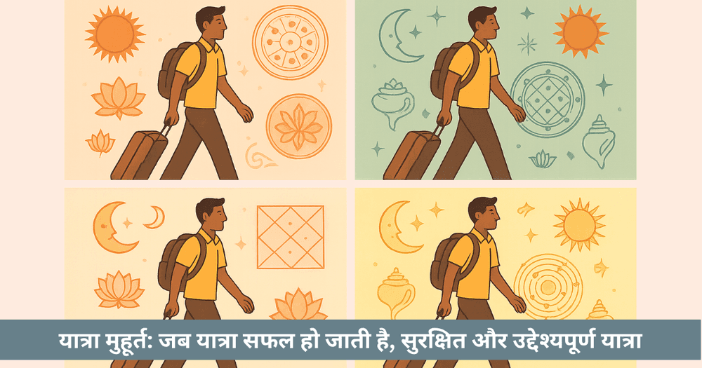 यात्रा मुहूर्त: सुरक्षित और सफल यात्रा का समय