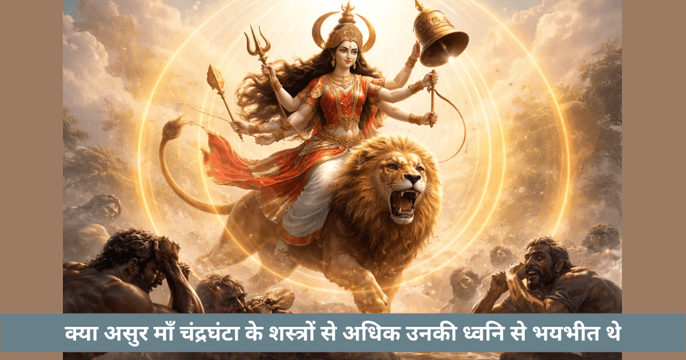 माँ चंद्रघंटा की ध्वनि और असुरों का भय