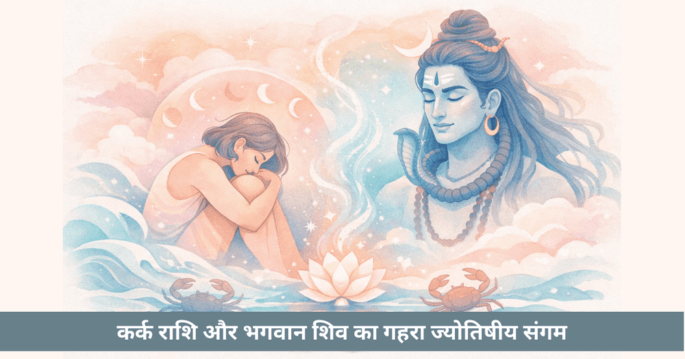 कर्क और शिव: भावनाओं और शक्ति का ज्योतिषीय संगम