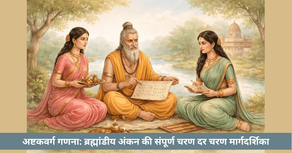 अष्टकवर्ग गणना: वैदिक ज्योतिष में ग्रहीय शक्ति का संपूर्ण विश्लेषण