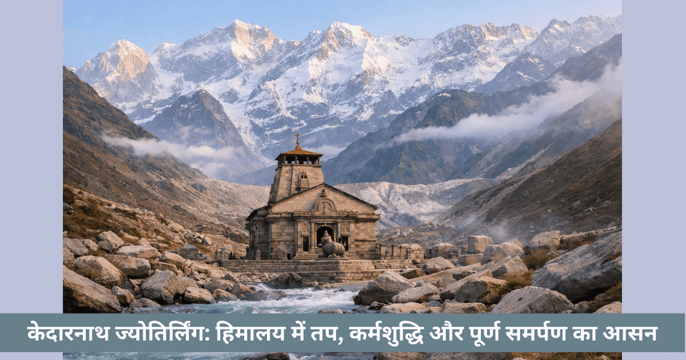 केदारनाथ ज्योतिर्लिंग: हिमालय की तपस्या और आत्मशुद्धि यात्रा