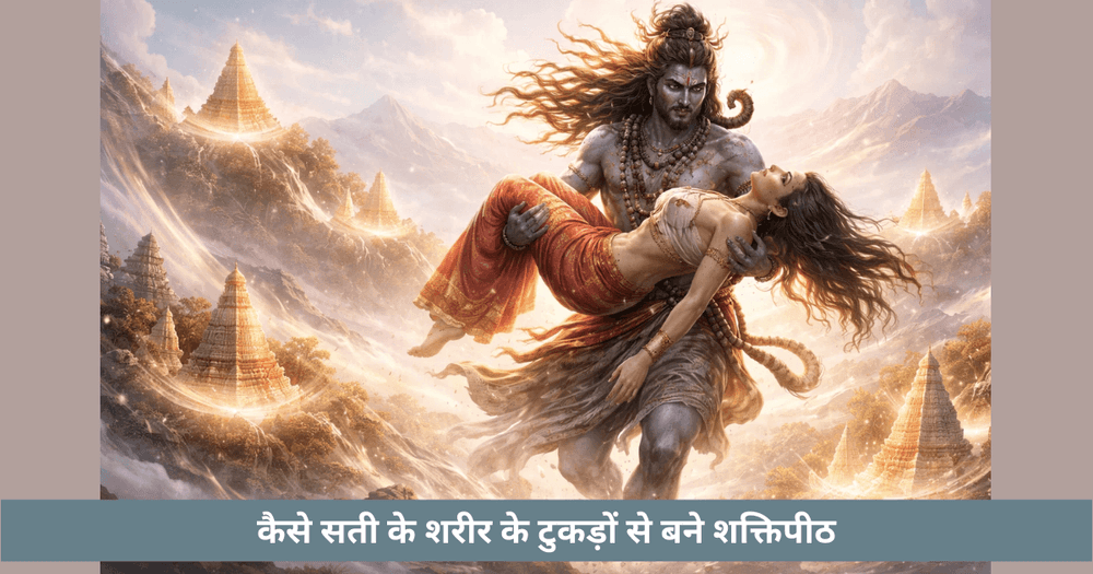 शक्ति पीठों का निर्माण – सती के शरीर से पवित्र केंद्र