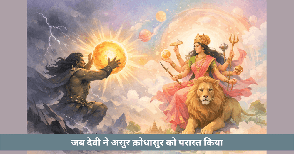 माँ कूष्मांड की कहानी: सूर्य की रक्षा और असुर संहार