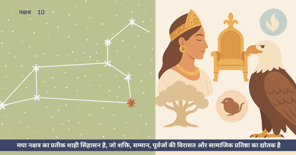 मघा नक्षत्र - स्वभाव, चारों पाद, पुरुष और महिला जातकों के गुण | वैदिक ज्योतिष