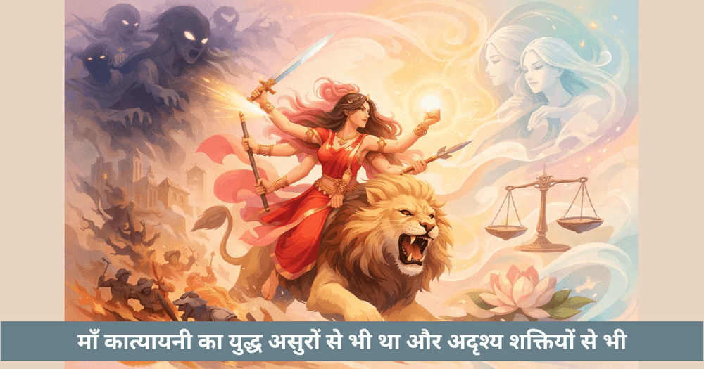 कात्यायनी माँ का युद्ध असुर और अदृश्य शक्ति
