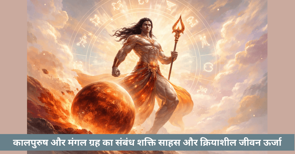 कालपुरुष और मंगल ग्रह: शक्ति और साहस