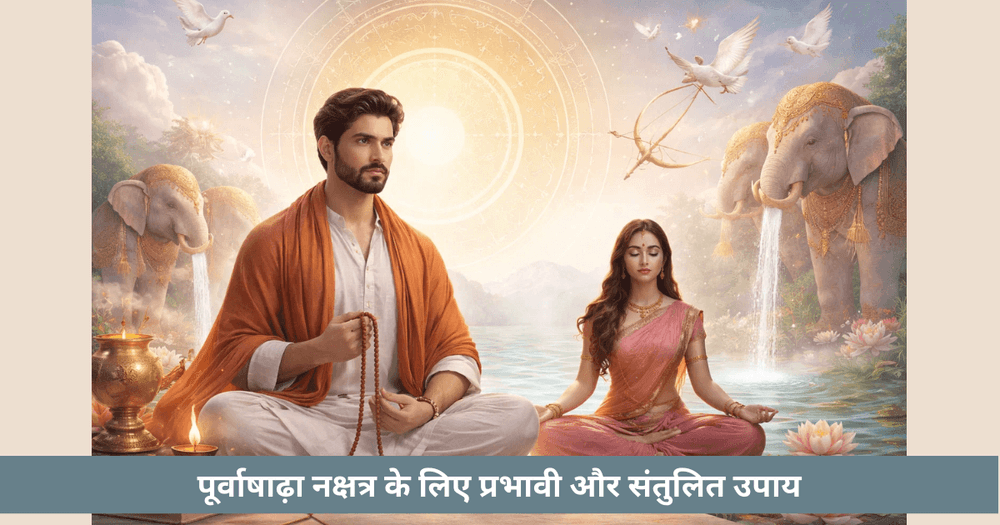 पूर्वाषाढ़ा नक्षत्र उपाय: संतुलन और सफलता के लिए