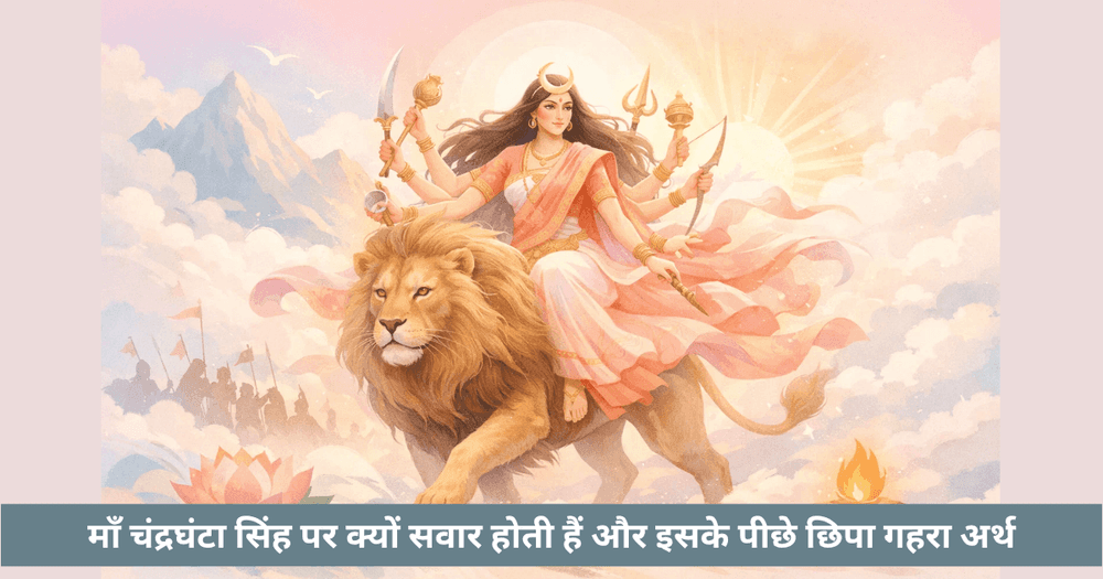 माँ चंद्रघंटा का सिंह वाहन और उसका अर्थ