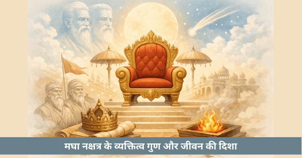 मघा नक्षत्र के गुण, नेतृत्व क्षमता और पूर्वजों के प्रति गर्व