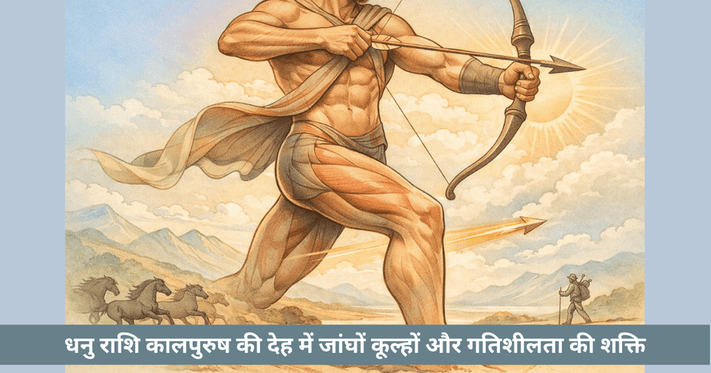 कालपुरुष में धनु: शक्ति और गति