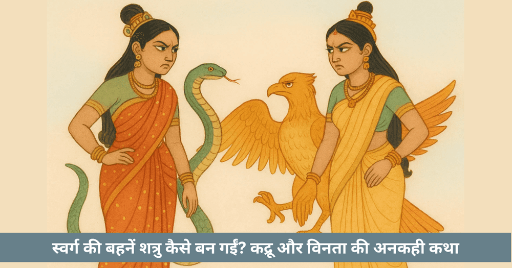 कद्रू और विनता की कथा: स्वर्गीय बहनों की शत्रुता और नाग गरुड़ का जन्म