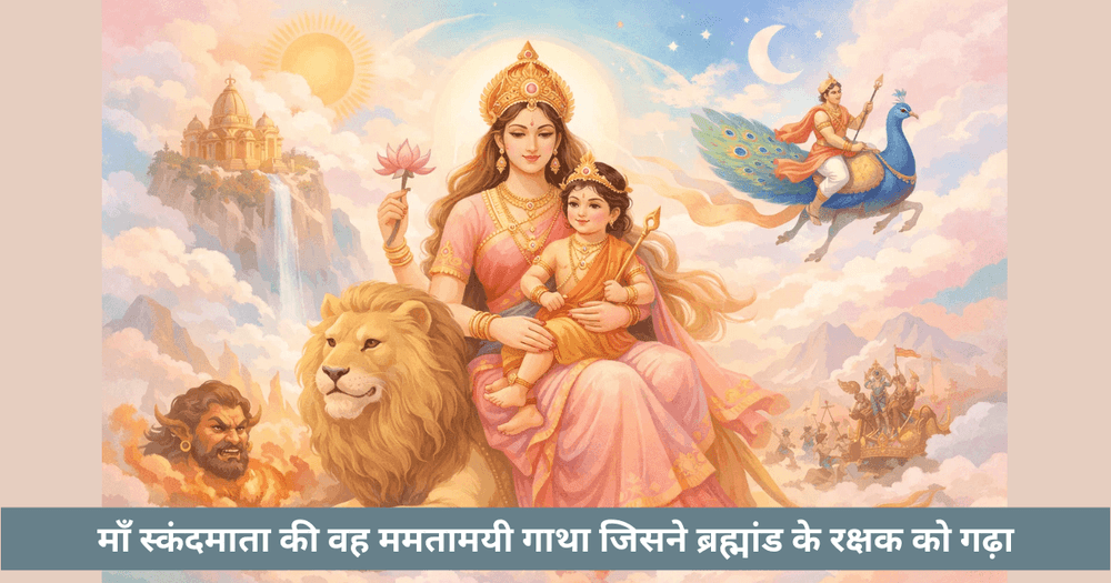 माँ स्कंदमाता की कहानी: वात्सल्य और असुर संहार