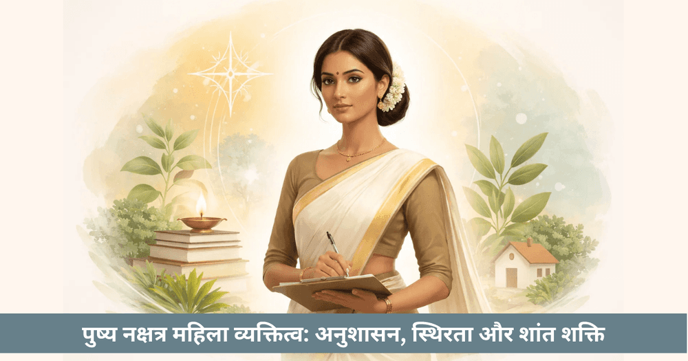 पुष्य महिला: शांत शक्ति और अनुशासन