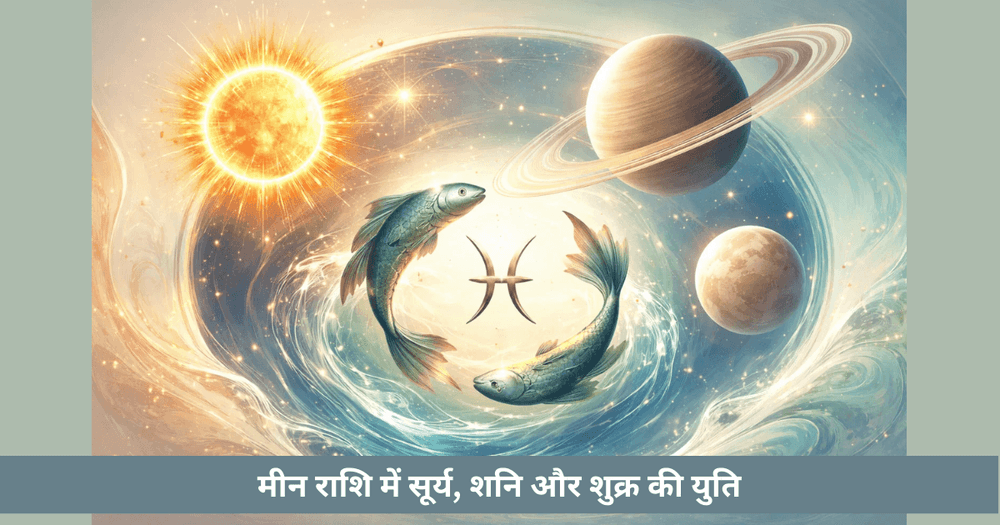 2026 मीन सूर्य-शनि-शुक्र संयोग: भावनात्मक सच्चाई और परिपक्व निर्णय