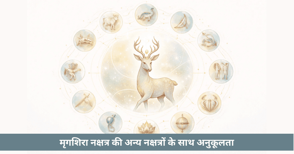 मृगशिरा नक्षत्र विशेषताएँ, जिज्ञासा और संबंध संगतता