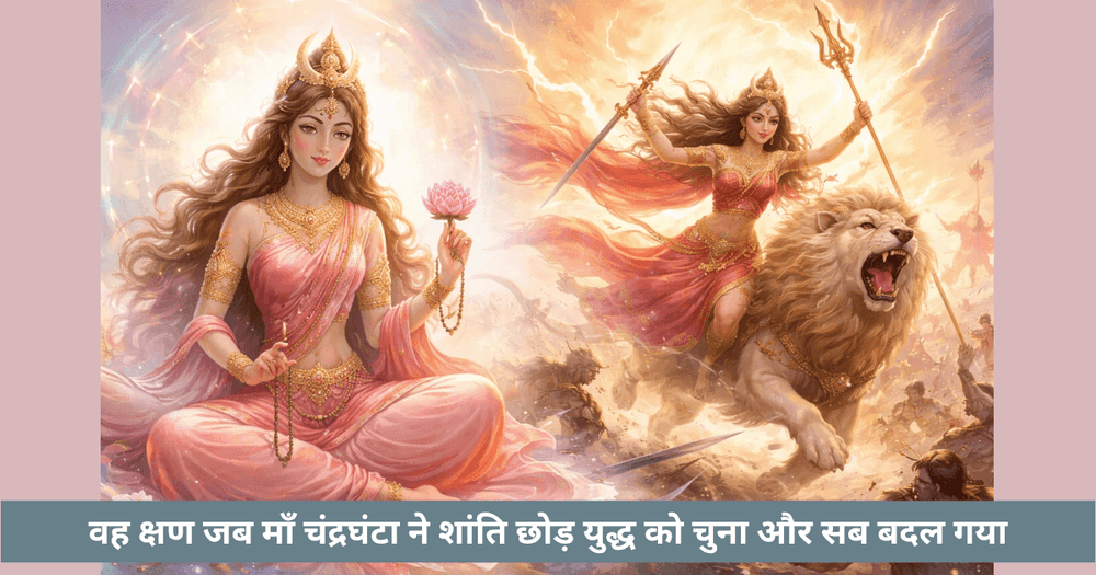 माँ चंद्रघंटा का निर्णय: शांति से युद्ध