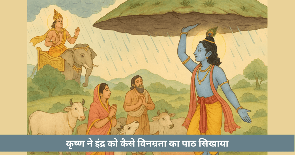 कृष्ण, इंद्र और ज्येष्ठा: नेतृत्व में विनम्रता