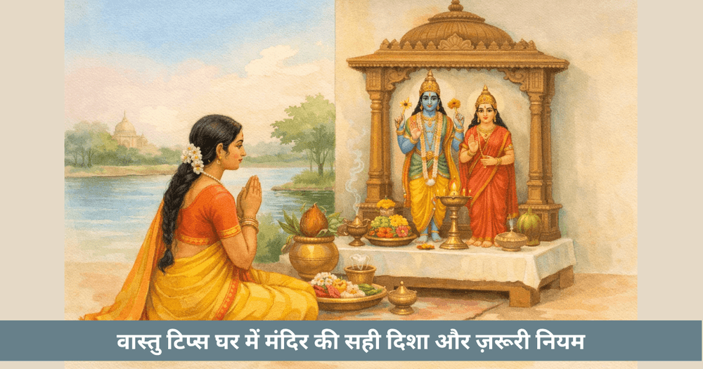 घर के मंदिर की सही दिशा वास्तु नियम क्या करें और क्या न करें