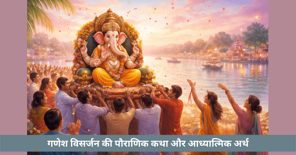 गणेश विसर्जन की पौराणिक कथा और अर्थ