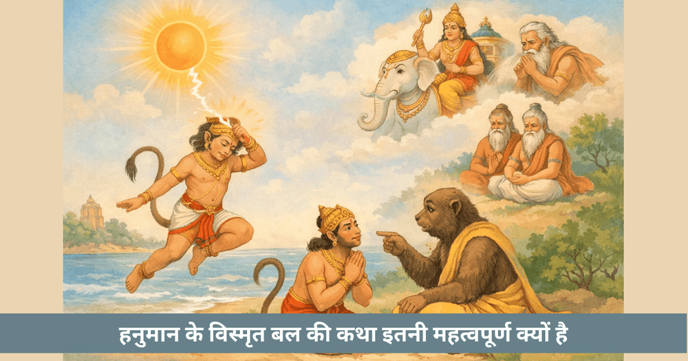 हनुमान के भूल गए बल की रहस्यमय कथा