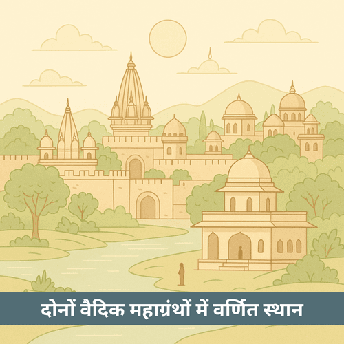 क्या रामायण और महाभारत में वर्णित स्थान एक दिव्य योजना का हिस्सा हैं?