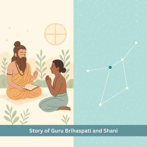 The Story of Guru Brihaspati and Shani - A Timeless Tale of Education, Devotion and Selflessness
