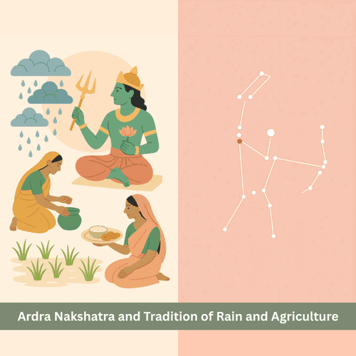 Ardra Nakshatra and the Tradition of Rain and Agriculture: The Divine Union of Life, Moisture and Nature