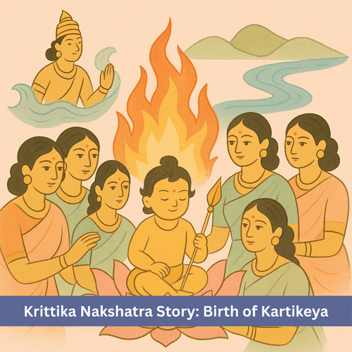 Krittika Nakshatra Story: Fire, Motherhood and the Triumph of Valor