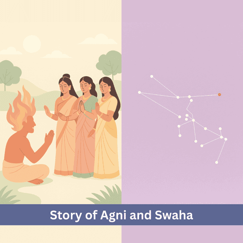 The Story of Agni and Swaha: A Tale of Vedic Love, Deception and Divine Birth