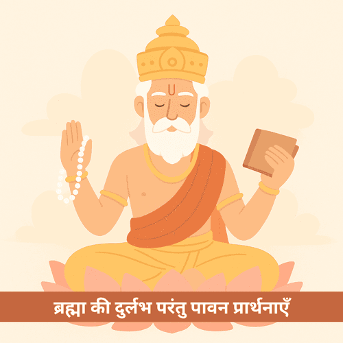 ब्रह्मा की दुर्लभ परंतु पावन प्रार्थनाएँ: सृजन का सम्मान