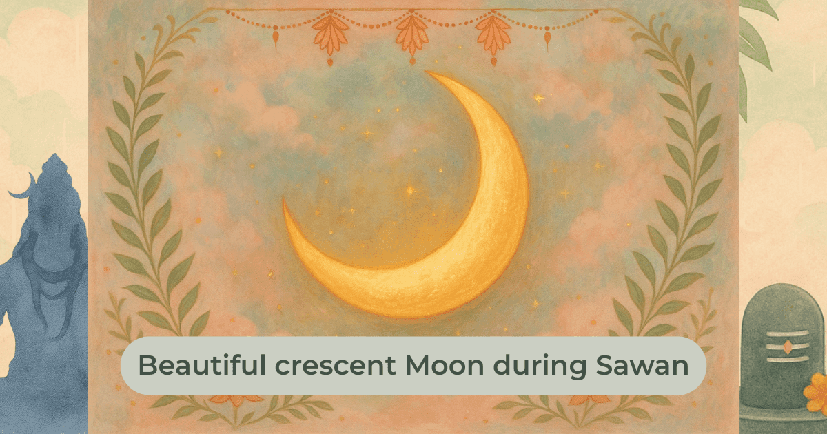 Why the Crescent Moon Shines Brighter in Sawan