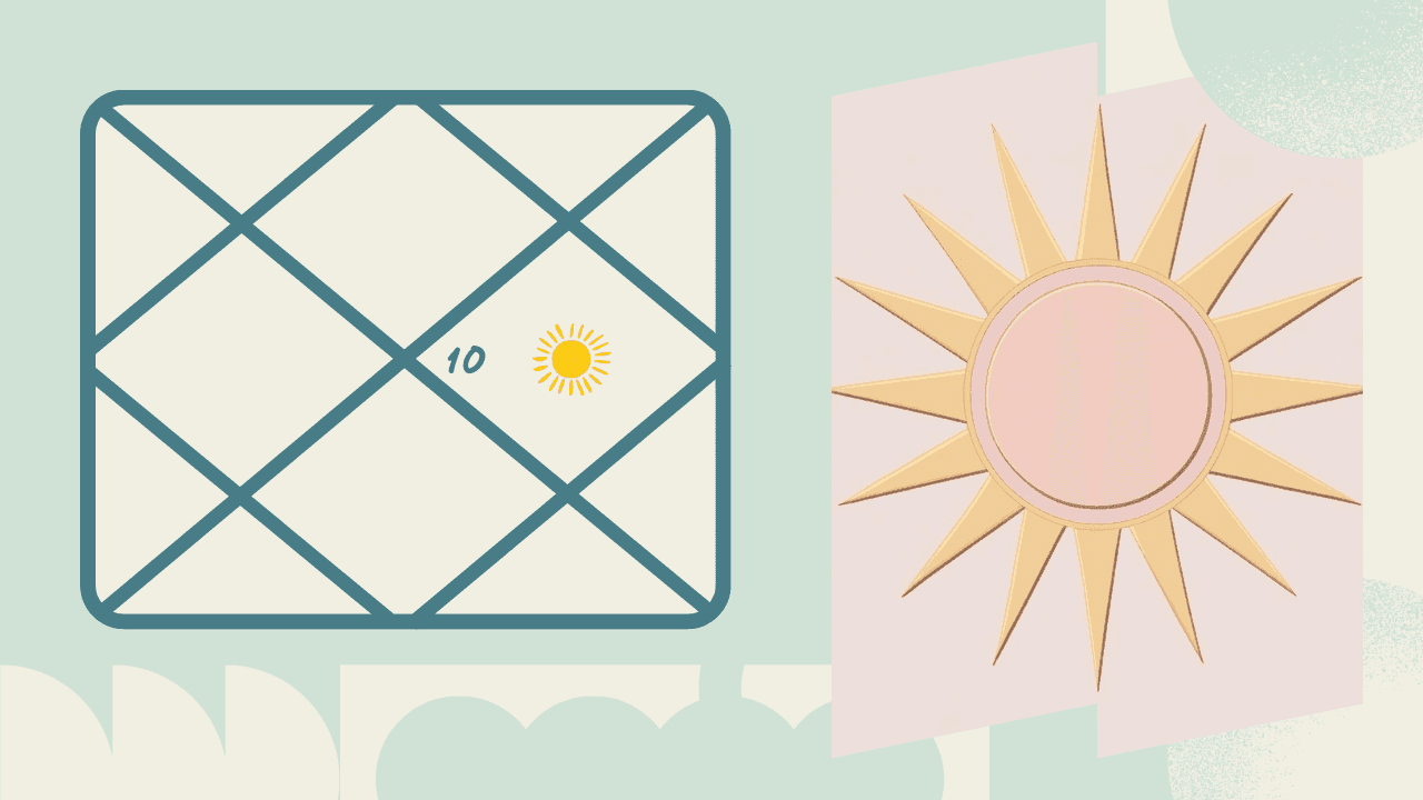 Sun in the Tenth House in Vedic Astrology