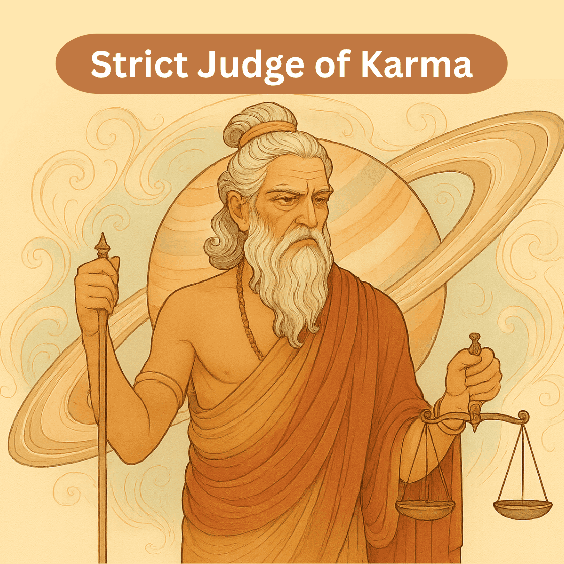 Saturn: The Stern Judge of Karma and Spiritual Guide
