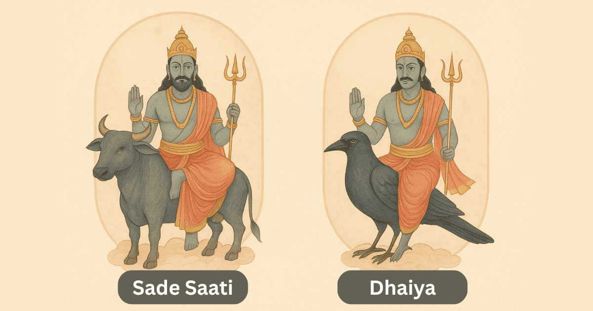 Sade Sati vs Dhaiyya