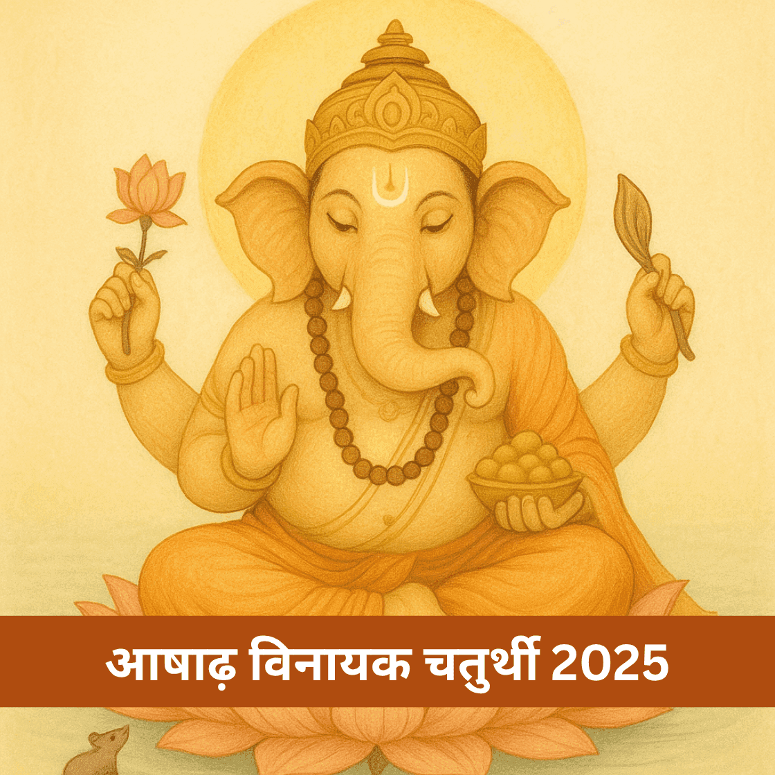 आषाढ़ विनायक चतुर्थी 2025: तिथि, महत्व, पूजा विधि और वैदिक ज्योतिषीय दृष्टि
