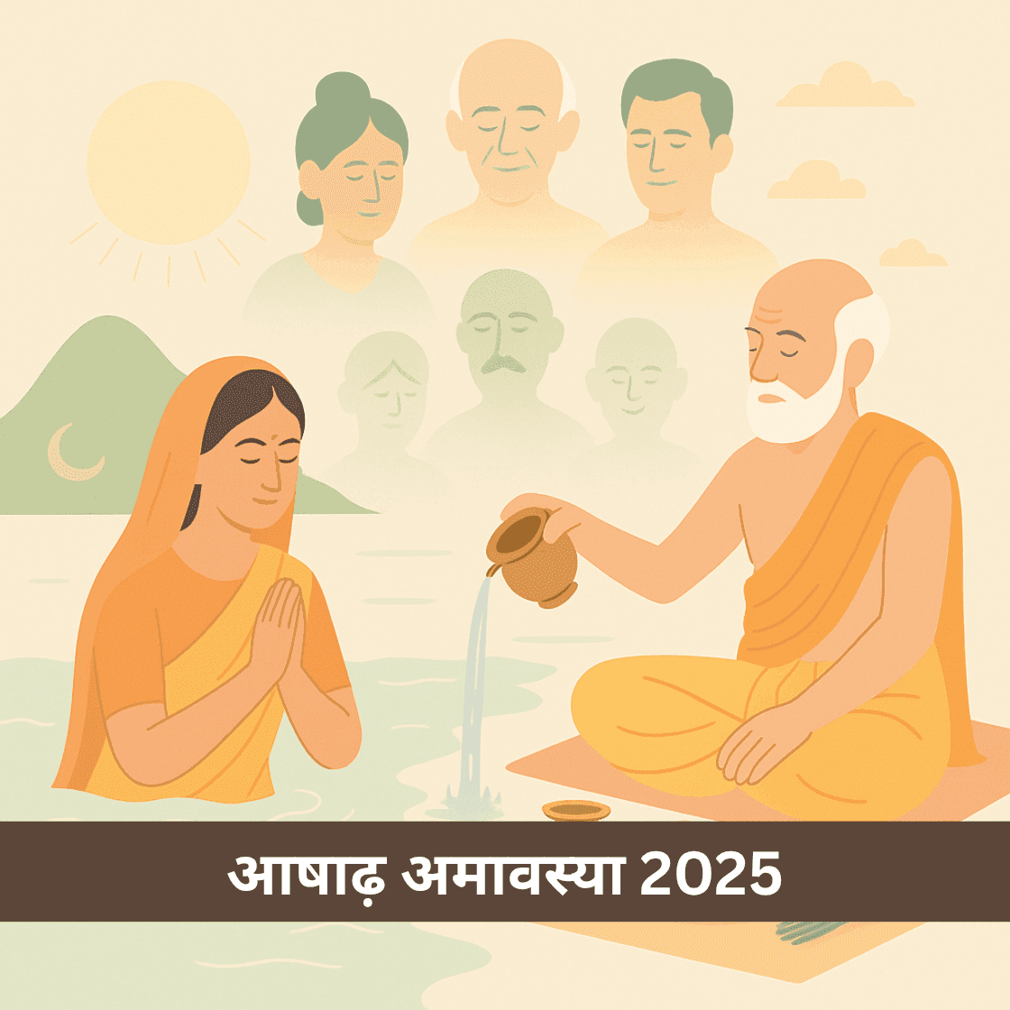 आषाढ़ अमावस्या 2025: पितृ तर्पण, स्नान-दान और वैदिक महत्व