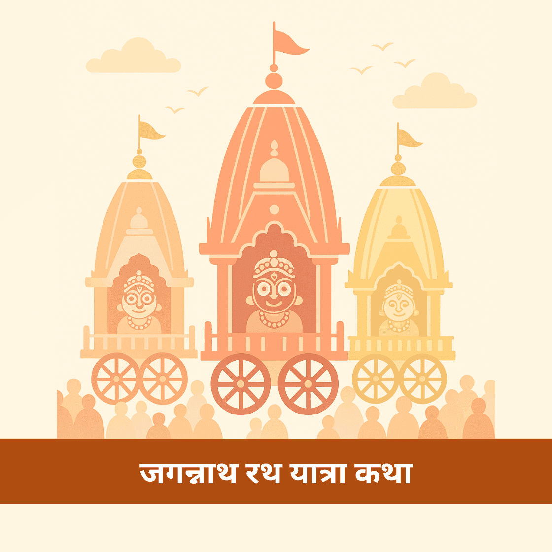 जगन्नाथ रथ यात्रा: कथा का विस्तृत और भावपूर्ण विवरण