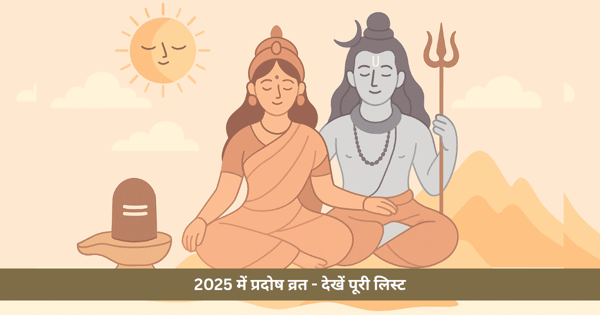 जानिए 2025 में आने वाले सभी प्रदोष व्रत की तिथियां, महत्व, पूजा विधि और शास्त्रों के अनुसार इनका लाभ