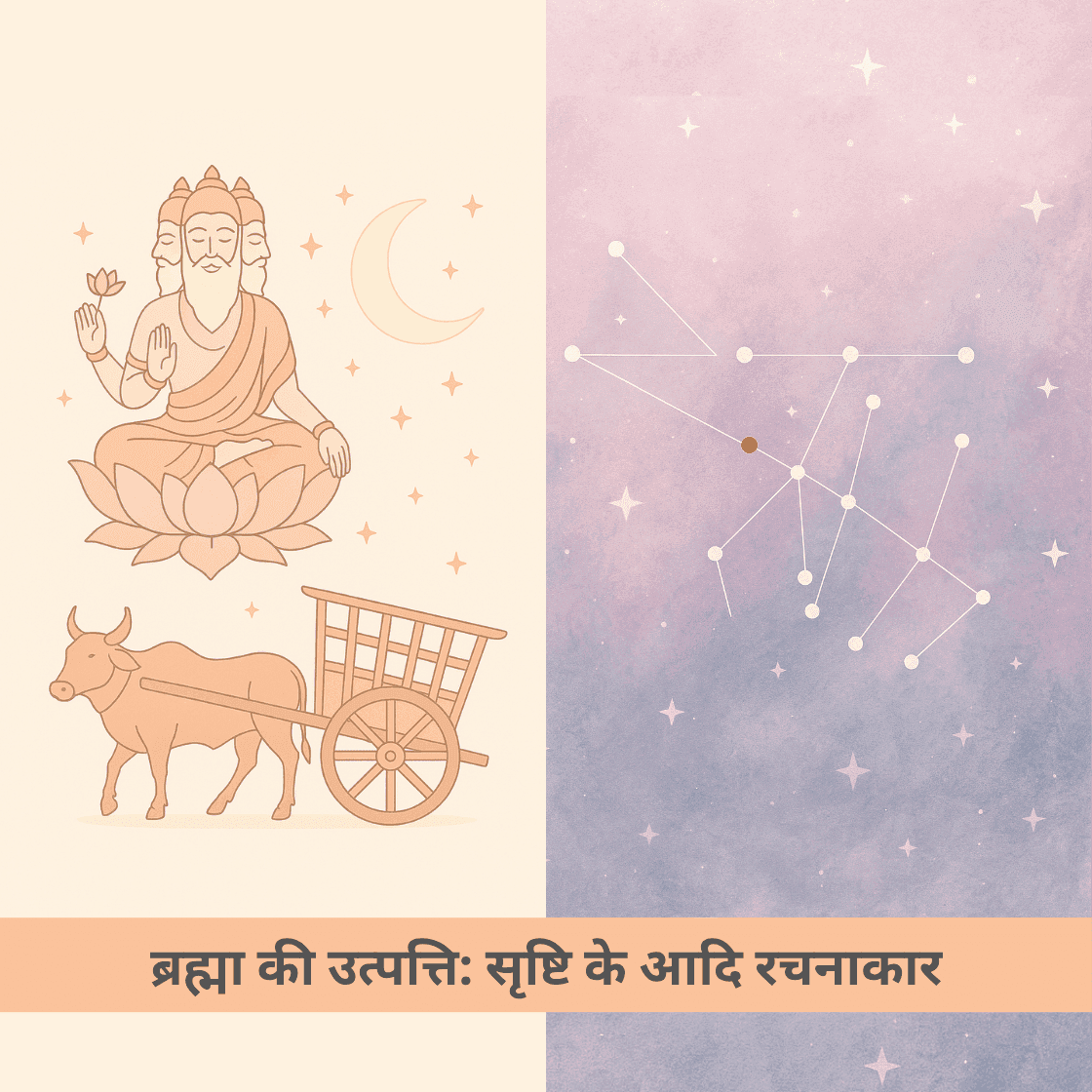 ब्रह्मा की उत्पत्ति: सृष्टि के आदि रचनाकार की अद्भुत कथा