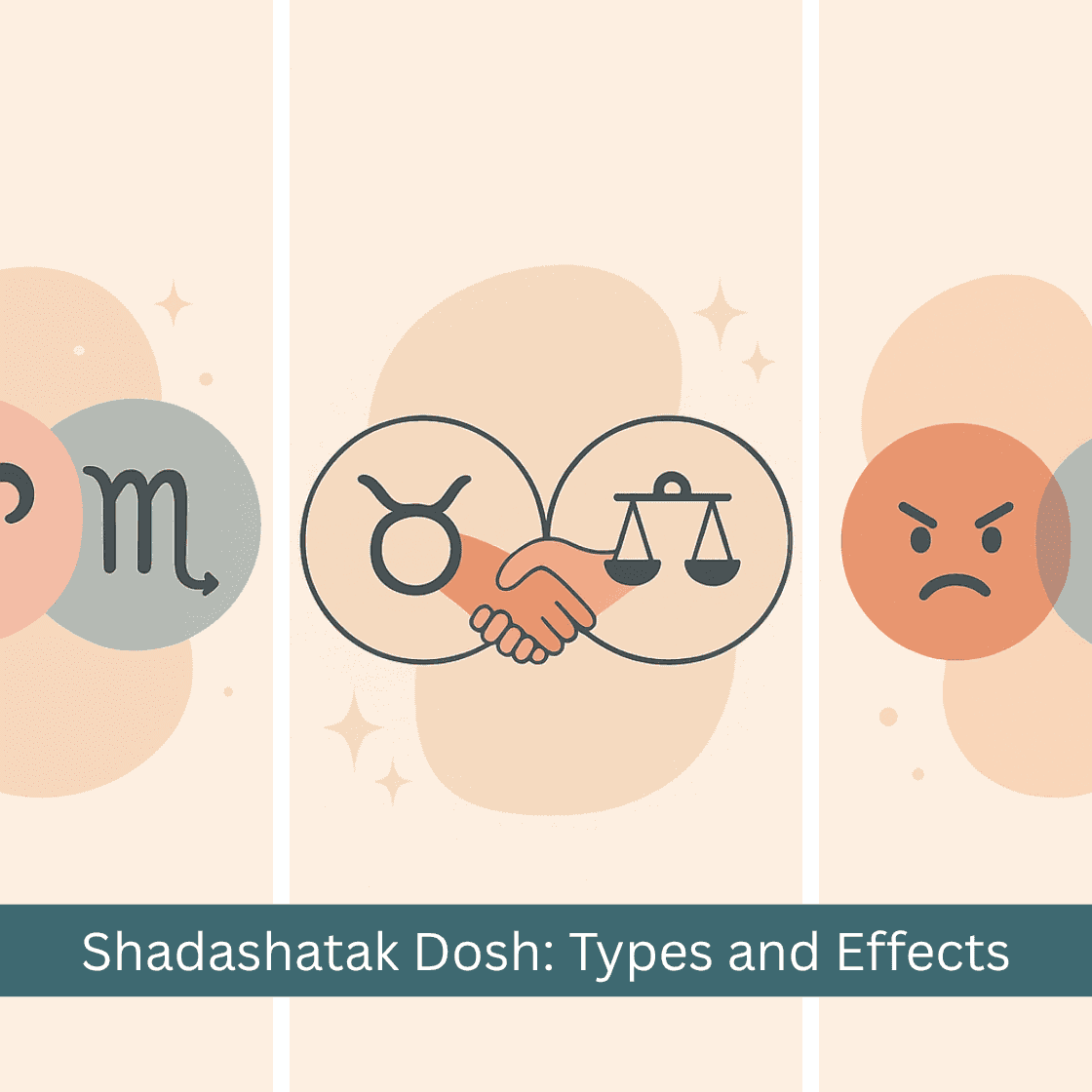Types of Shadashatak Dosh: Understanding Mrityu, Mitra and Shatru Shadashatak Effects