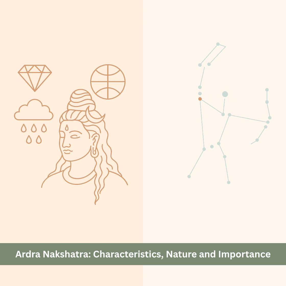 Ardra Nakshatra: Characteristics, Naturse and Importance in Vedic Astrology