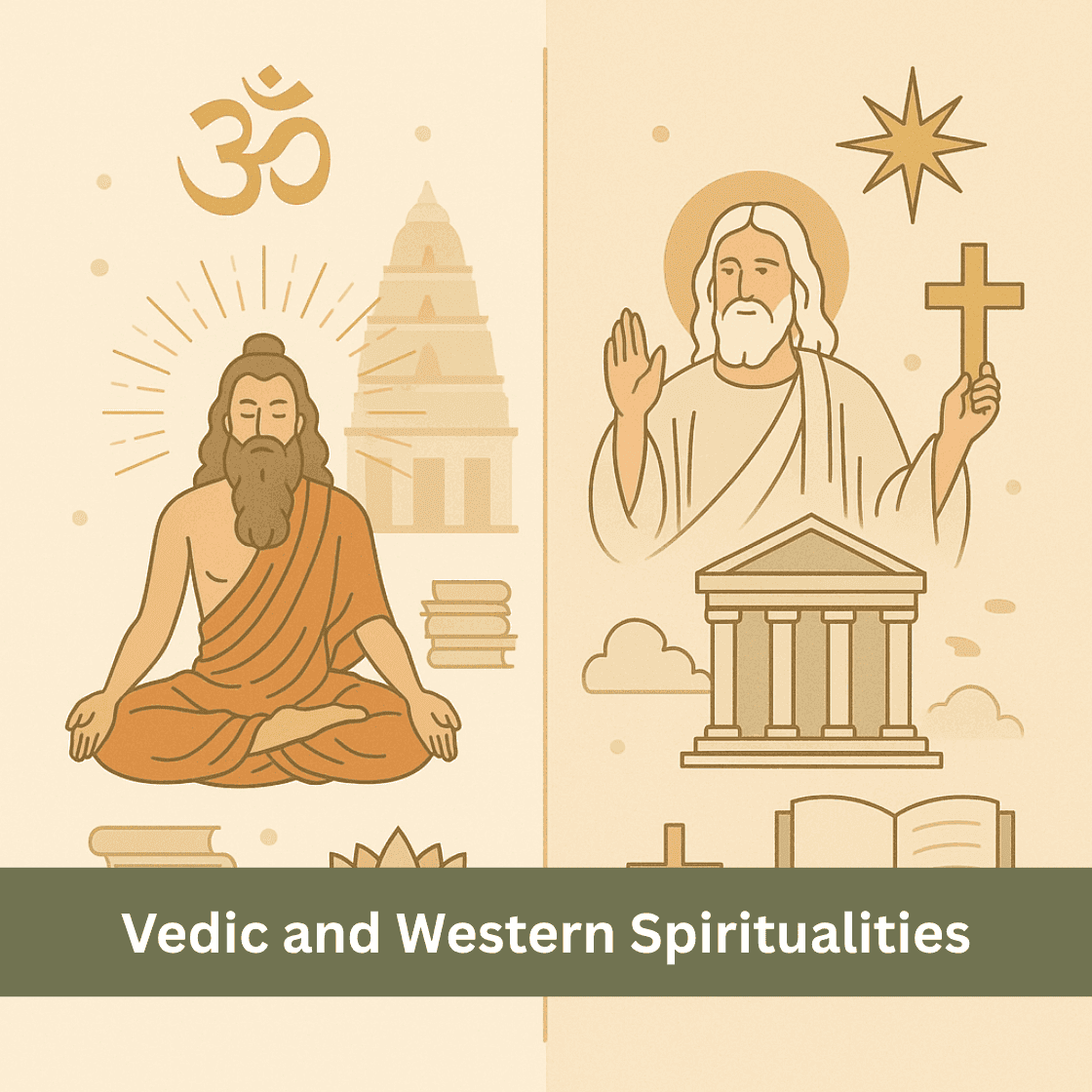 The Difference Between Vedic and Western Spirituality: A Comparative Perspective