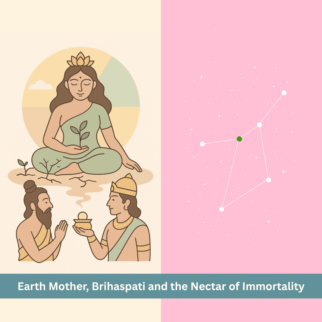 Earth Mother, Brihaspati and the Nectar of Immortality - An Enigmatic Mythological Tale