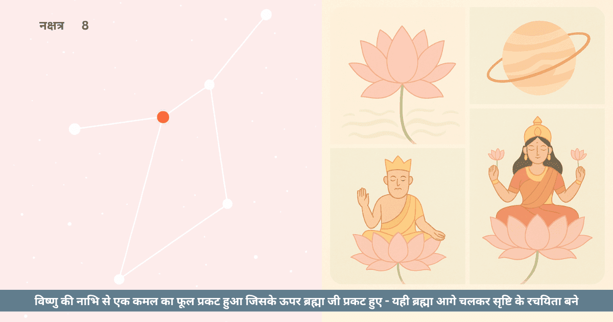  कमल और पुष्य