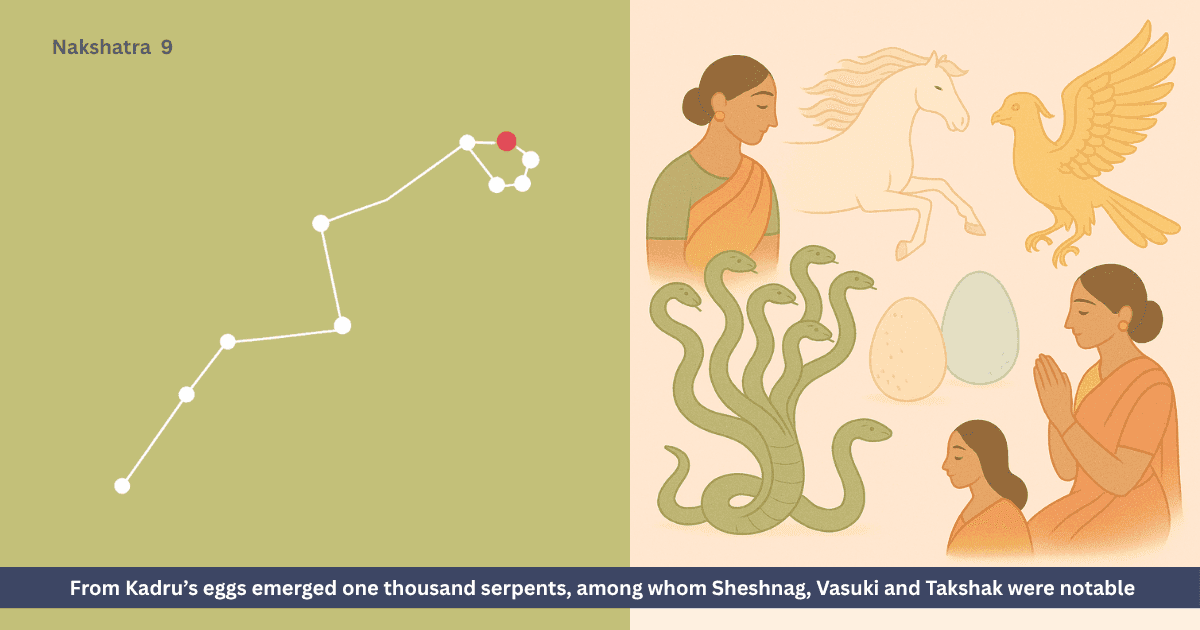 The Story of Kadru and Vinata