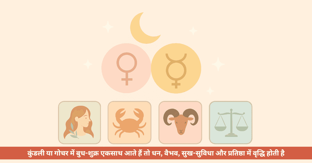 अगस्त में शुक्र-बुध का लक्ष्मी नारायण राजयोग