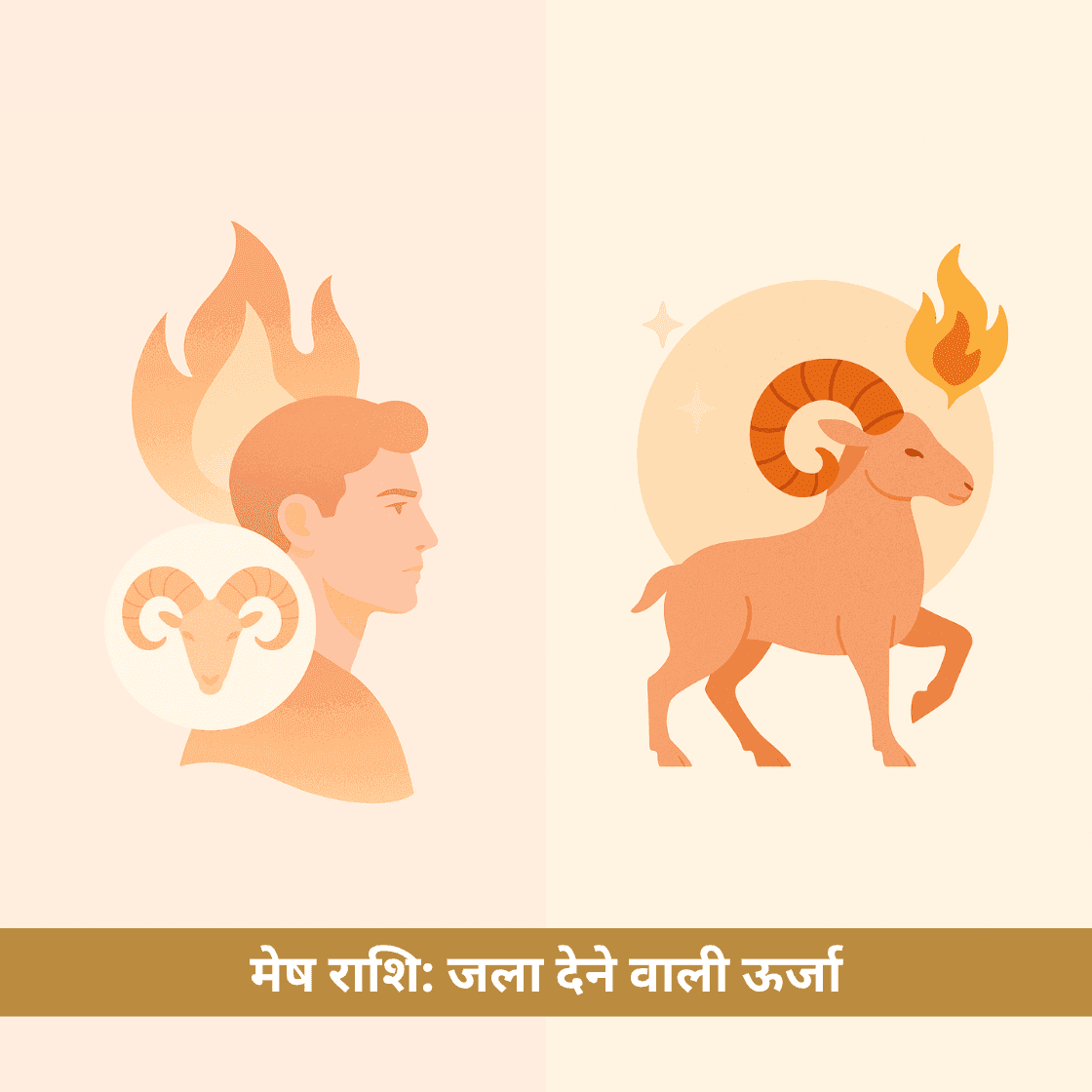 मेष चंद्र राशि: जीवन की ज्वाला और अनसुनी कहानियाँ