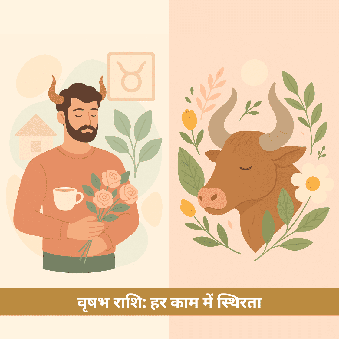 वृषभ चंद्र राशि: स्थिरता, सुंदरता और असली जीवन के रंग